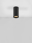 Preview: Nova Luce Deckenleuchte Mare GU10 Schwarz Aluminium Ø5,5cm 9011333