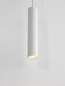 Preview: Nova Luce Pendelleuchte Mare GU10 Weiß Aluminium Ø5,5cm 9011334