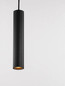 Preview: Nova Luce Pendelleuchte Mare GU10 Schwarz Aluminium Ø5,5cm 9011335