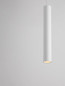 Preview: Nova Luce Pendelleuchte Ami GU10 Weiß Aluminium Ø5,5cm 9011336