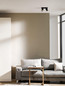 Preview: Nova Luce Deckenstrahler Amecy schwenkbar 2-flammig 2xGU10 Schwarz Aluminium 22x12,5cm 9011340