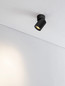 Preview: Nova Luce Deckenstrahler Amecy schwenkbar GU10 Schwarz Aluminium Ø6cm 9011346