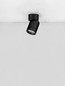 Preview: Nova Luce Deckenstrahler Amecy schwenkbar GU10 Schwarz Aluminium Ø6cm 9011346