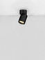 Preview: Nova Luce Deckenstrahler Amecy schwenkbar GU10 Schwarz Aluminium Ø6cm 9011346