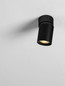 Preview: Nova Luce Deckenstrahler Amecy schwenkbar GU10 Schwarz Aluminium Ø6cm 9011346