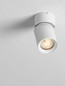 Preview: Nova Luce Deckenstrahler Amecy schwenkbar GU10 Weiß Aluminium Ø6cm 9011347