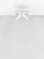 Preview: Nova Luce Deckenstrahler Amecy schwenkbar 3-flammig 3xGU10 Weiß Aluminium Ø22cm 9011349