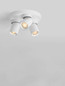 Preview: Nova Luce Deckenstrahler Amecy schwenkbar 3-flammig 3xGU10 Weiß Aluminium Ø22cm 9011349