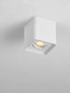 Preview: Nova Luce Deckenleuchte Monique schwenkbar GU10 Weiß Aluminium 10x8,5cm 9011353
