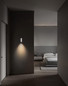 Preview: Nova Luce Wandleuchte Nessi GU10 Weiß Schwarz Aluminium Ø6cm 9011404