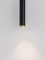 Preview: Nova Luce Pendelleuchte Nessi GU10 Schwarz Gold Aluminium Ø6cm 9011407