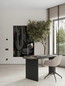 Preview: Nova Luce Tischleuchte Nessi schwenkbar GU10 Weiß Schwarz Aluminium 42x17cm 9011408