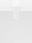 Preview: Nova Luce Deckenleuchte Mao GU4 IP44 Weiß Aluminium Ø5,5cm 9011413