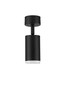 Preview: Nova Luce Deckenleuchte Mao GU10 IP44 Schwarz Aluminium Ø5,5cm 9011414