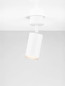 Preview: Nova Luce Deckenleuchte Mao GU10 IP44 Weiß Aluminium Ø5,5cm 9011415