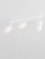 Preview: Nova Luce Deckenleuchte Mao 3-flammig 3xGU10 IP44 Weiß Aluminium Ø5,5cm 9011419