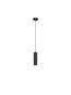 Preview: Nova Luce Pendelleuchte Mao GU10 IP44 Schwarz Aluminium Ø5,5cm 9011420