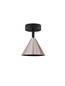 Preview: Nova Luce Deckenleuchte Conico schwenkbar GU10 Kaffeebraun Schwarz Aluminium Ø12cm 9011425
