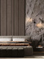 Preview: Nova Luce Wandleuchte Conico 2-flammig 2xGU10 Kaffeebraun Schwarz Aluminium 34x19,5cm 9011429
