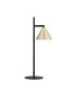 Preview: Nova Luce Tischleuchte Conico schwenkbar GU10 Gold Schwarz Aluminium 42x19cm 9011434