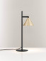 Preview: Nova Luce Tischleuchte Conico schwenkbar GU10 Gold Schwarz Aluminium 42x19cm 9011434