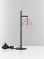 Preview: Nova Luce Tischleuchte Conico schwenkbar GU10 Kaffeebraun Schwarz Aluminium 42x19cm 9011435
