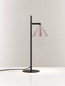 Preview: Nova Luce Tischleuchte Conico schwenkbar GU10 Kaffeebraun Schwarz Aluminium 42x19cm 9011435