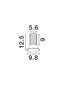 Preview: Nova Luce Deckenleuchte Luvia GU10 Bronze Schwarz Aluminium Ø10cm 9011439