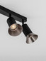 Preview: Nova Luce Deckenleuchte Luvia schwenkbar 3-flammig 3xGU10 Bronze Schwarz Aluminium 38x19cm 9011443