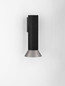 Preview: Nova Luce Wandleuchte Luvia GU10 Bronze Schwarz Aluminium Ø10cm 9011445