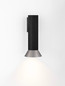 Preview: Nova Luce Wandleuchte Luvia GU10 Bronze Schwarz Aluminium Ø10cm 9011445