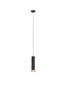 Preview: Nova Luce Pendelleuchte Luvia GU10 Gold Schwarz Aluminium Ø10cm 9011446