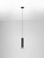 Preview: Nova Luce Pendelleuchte Luvia GU10 Bronze Schwarz Aluminium Ø10cm 9011447