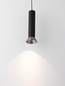 Preview: Nova Luce Pendelleuchte Luvia GU10 Bronze Schwarz Aluminium Ø10cm 9011447