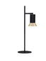 Preview: Nova Luce Tischleuchte Luvia schwenkbar GU10 Gold Schwarz Aluminium Ø10cm 9011448
