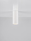 Preview: Nova Luce Deckenleuchte Comet GU4 Weiß Aluminium Ø4cm 9011465