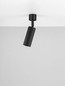 Preview: Nova Luce Deckenleuchte Comet schwenkbar GU10 Schwarz Aluminium Ø4cm 9011466