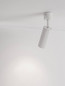 Preview: Nova Luce Deckenleuchte Comet schwenkbar GU10 Weiß Aluminium Ø4cm 9011467