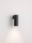 Preview: Nova Luce Wandleuchte Comet schwenkbar GU10 Schwarz Aluminium Ø4cm 9011470
