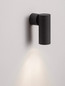 Preview: Nova Luce Wandleuchte Comet schwenkbar GU10 Schwarz Aluminium Ø4cm 9011470