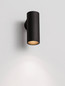 Preview: Nova Luce Wandleuchte Comet schwenkbar GU10 Schwarz Aluminium Ø4cm 9011470
