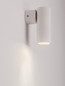 Preview: Nova Luce Wandleuchte Comet schwenkbar GU10 Weiß Aluminium Ø4cm 9011471