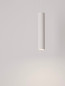 Preview: Nova Luce Pendelleuchte Comet GU10 Weiß Aluminium Ø4cm 9011473