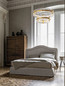 Preview: Nova Luce LED Pendelleuchte Kezo dimmbar 67W neutralweiss 3500K Platingold Glas Edelstahl Ø60cm 9019735