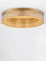 Preview: Nova Luce LED Deckenleuchte Kinara dimmbar 70W warmweiss 3000K Platingold Aluminium Edelstahl Ø60cm 9019741