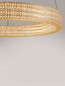 Preview: Nova Luce LED Pendelleuchte Kinara dimmbar 70W warmweiss 3000K Platingold Aluminium Edelstahl Ø60cm 9019742