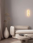Preview: Nova Luce LED Wandleuchte Aider 19W warmweiss 3000K Messinggold Stahl Aluminium 42,5x16,5cm 9019744