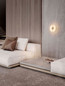 Preview: Nova Luce LED Wandleuchte Aider 12W warmweiss 3000K Messinggold Stahl Aluminium Ø20cm 9019745