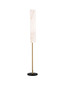 Preview: Nova Luce LED Stehleuchte Aider 23W warmweiss 3000K Messinggold Stahl Aluminium 160cm 9019747