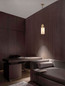 Preview: Nova Luce Pendelleuchte Maru E27 Messinggold Stahl Aluminium Ø12cm 9019756
